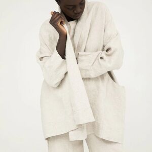 Elizabeth Suzann Clyde Linen Jacket with Belt